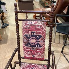 【愛品館 市原店】イギリス製バネ式ロッキングチェアの画像