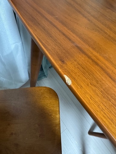 受け取り決まりました。ダイニングテーブル　