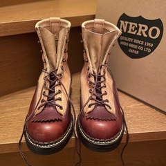 安藤製靴　25.5センチ　ワークブーツ　 JEREMY4th 生産終了モデル　ジェレミー　希少　ツートンカラーの画像
