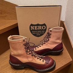 安藤製靴　25.5センチ　ワークブーツ　 JEREMY4th 生産終了モデル　ジェレミー　希少　ツートンカラーの画像
