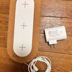 IKEA NORDMÄRKE ボックス型ワイヤレス充電器＆電源ア...