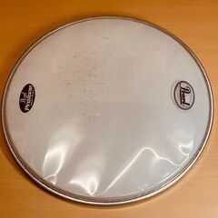 Pearl 14" ドラムヘッド（ホワイトとクリアの２枚セット）の画像