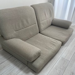 ニトリ　ローソファ　Nゲートファブリックの画像