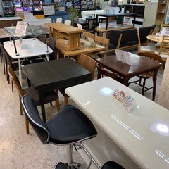 【愛品館 江戸川店】伸長式ダイニングテーブル3点セット IDC OTSUKA（IDC大塚）の画像