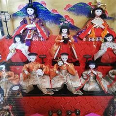 お雛様　ガラスケース入りひな人形　ヴィンテージの画像
