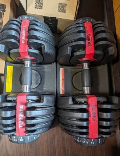 可変式ダンベル24kg❌2