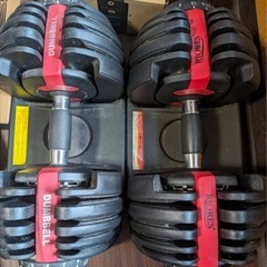 可変式ダンベル24kg❌2