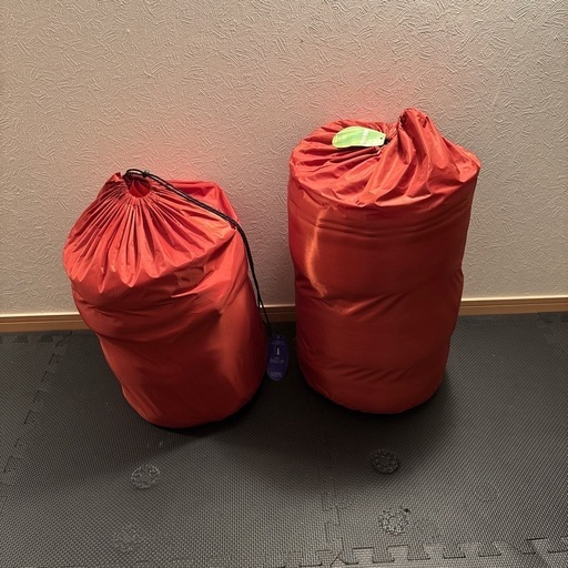 激安　スノーピーク寝袋　繋げられます