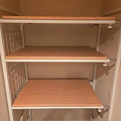 【無料】ランドリーラック　伸縮　ホワイトの画像