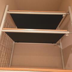 【無料】ランドリーラック　伸縮　ホワイトの画像