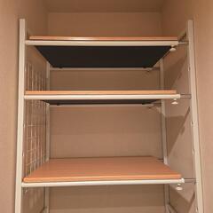 【無料】ランドリーラック　伸縮　ホワイトの画像