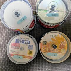 DVDディスク＆CD-Rディスク計100枚の画像