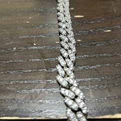 ネックレス真鍮プラチナコーティング　ネックレスの画像