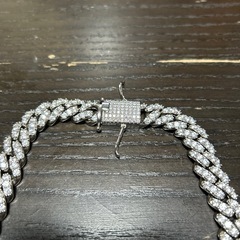 ネックレス真鍮プラチナコーティング　ネックレスの画像