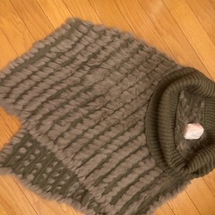 radyレディーファーポンチョケープの画像