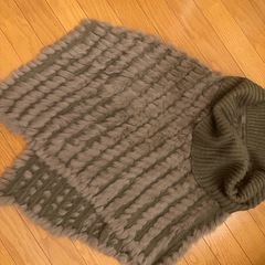 radyレディーファーポンチョケープの画像