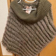 radyレディーファーポンチョケープ