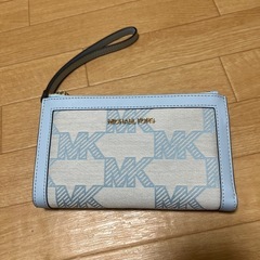 MICHAEL KORS MKロゴ 長財布 ライトブルー