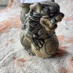 珍しいシーサーの花瓶