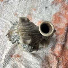 珍しいシーサーの花瓶の画像