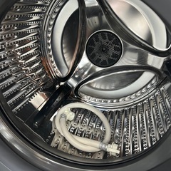 ほぼ未使用！2023年製！シャープ ES-K10B-WL ドラム式洗濯乾燥機　クリスタルホワイトの画像