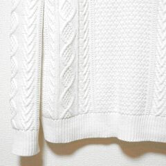 メンズ ユニクロセーター ホワイト XLの画像