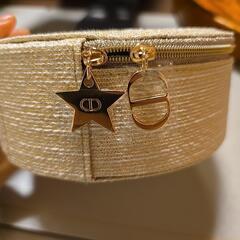Diorのゴールデンメイクポーチの画像