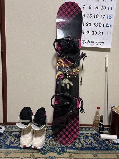 スノーボと靴になります、