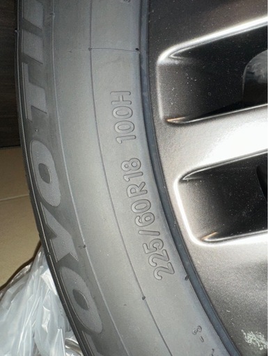 新品未使用TOYOPROXESComfort 225/60R18 ホイールセット