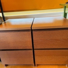IKEA収納チェスト２つセット