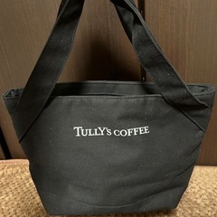 新品★タリーズコーヒードリンクホルダー付きバッグ　ブラック　