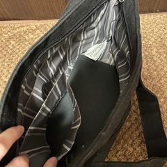 新品★タリーズコーヒードリンクホルダー付きバッグ　ブラック　の画像