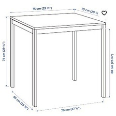 IKEA、ラタン調ダイニングセットの画像