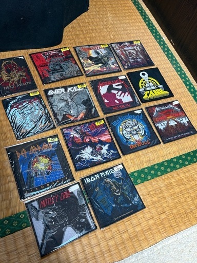 ヘヴィメタル パッチ　ワッペンコレクション １４枚セット