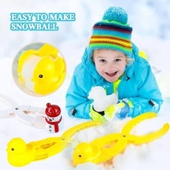 【2個セット】スノーボールメーカー あひる 製造機 韓国 雪玉 雪遊び