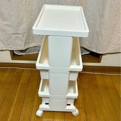 【あげます】ニトリ　キッチンワゴンの画像
