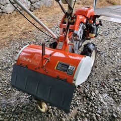 ｸﾎﾞﾀ　ﾐﾆ耕運機[TR600]　整備済品　ﾀｲﾔ少々ひび割れありの画像