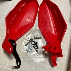 ナックルガード　CRF250L　ホンダ 赤の画像