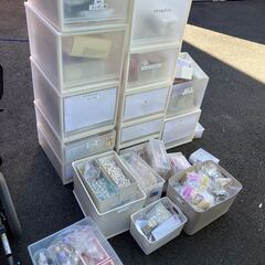 アクセサリー パーツ まとめ売り ピアス リング ブレスレット ネックレス チタン ジルコニア等 未使用 新品