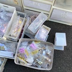 アクセサリー パーツ まとめ売り ピアス リング ブレスレット ネックレス チタン ジルコニア等 未使用 新品の画像