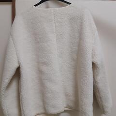 　超美品　ボアジャケット　白　sサイズの画像
