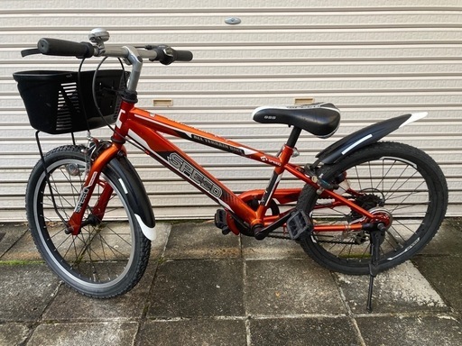 【20インチ自転車】ジュニアマウンテン　美品❗️6段変速　前後タイヤ新品❗️若林自転車　膳所店　SALE中❗️