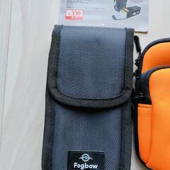 防水 ランニングアームポーチ‪✕‬2個(オレンジ)  ●メスティンケース(黒)●新品未使用品の画像
