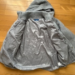 メンズ　ニットのダッフルコート
の画像