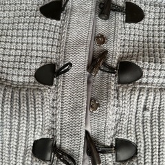 メンズ　ニットのダッフルコート
の画像