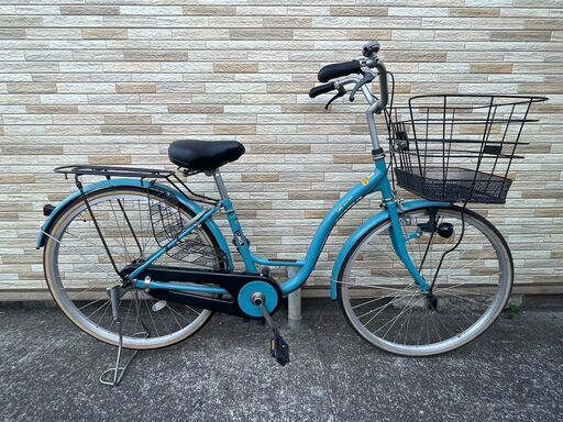 中古自転車 変速無し 26インチ ブロックダイナモ 軽整備済み 防犯登録対応 町田市 相模原市 MT006