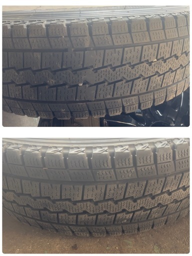 ★ハイエースなどに…195/80R15 107/105LT スタッドレスタイヤ付き