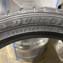 225/45R18 ダンロップWM01 2017年製　4本