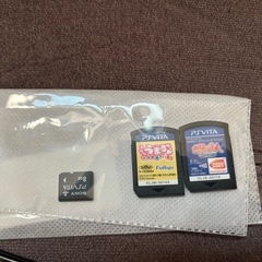 【商談成立】PS VITA一式＋ソフト2枚＋VITA用SDカードの画像