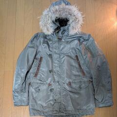 Schott N-3B ナイロン ラクーンファー M73197 38(Mサイズ)